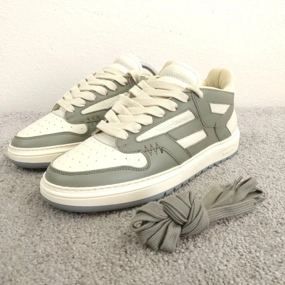 Represent Clo Reptor Low Mens Size 7.5 Shoes Khaki Cream Skater Sneakers